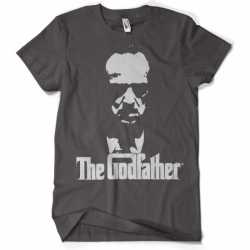 Donkergrijs the godfather t shirt