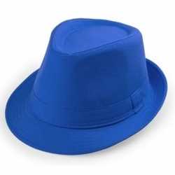 Goedkope blauwe verkleed hoedjes feest volwassenen