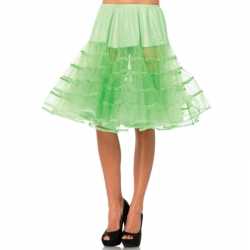 Lange neon groene 50s onderrok feest dames