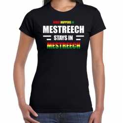 Maastricht/mestreech carnavals kleding / t shirt zwart dames