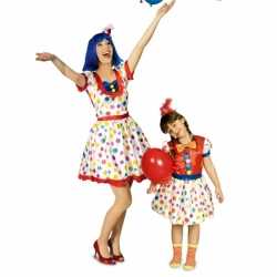 Meisjes clowns carnavalskleding