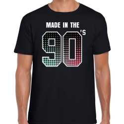 Nineties t shirt made in the 90s / geboren in de jaren 90 zwart feest heren