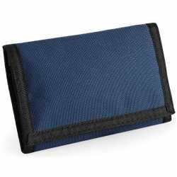 Portemonnee/portefeuille navy blauw 13 centimeter