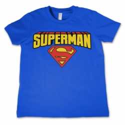 Superman t shirt feest jongens/meisjes