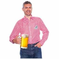 Tiroler overhemden geblokt feest heren