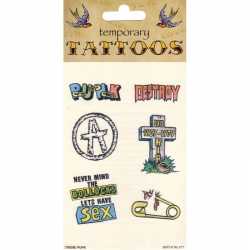Zes tattoeages punk