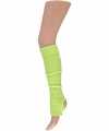Beenwarmers hielgat neon geel