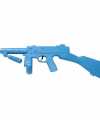 Blauw machinepistool plastic
