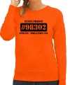 Boeven gevangenen isolation cel verkleed sweater oranje dames