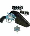 Carnavals accessoires pistool holster sheriff badge