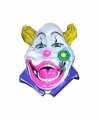 Carnavals clown feestdecoratie wit