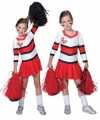 Cheerleader jurkjes rood wit