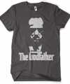 Donkergrijs the godfather t-shirt