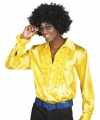 Gele disco overhemden rouches
