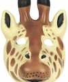 Giraffe masker soft foam materiaal