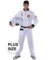 Grote maat astronaut verkleed kleding feest heren