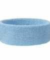 Hoofd zweetbandjes sport baby blauw