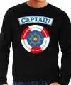 Kapitein captain verkleed sweater zwart feest heren
