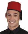 Klassieke fez hoed 13 centimeter hoog