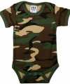 Leger camouflage baby romper