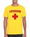 Lifeguard strandwacht verkleed shirt geel heren