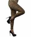 Luipaard legging feest dames
