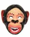 Plastic apen masker feest volwassenen