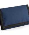 Portemonnee portefeuille navy blauw 13 centimeter
