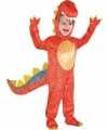 Rood dinosaurus kleding feest kids