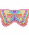 Roze regenboog vlinder vleugels feest kinderen