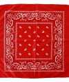 Voordelige rode boeren zakdoek 53 bij 53 centimeter