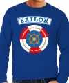 Zeeman sailor verkleed sweater blauw feest heren