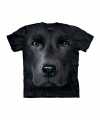 Zwart honden t-shirt labrador